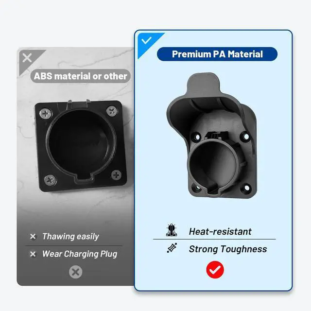 Alt view image 4 of 7 - EV Charger Holder SAE J1772 Charging Cable Organizer for Portable Electric Car Charger Cable Hanger Electric Vehicle Charging Cord Holder Wall-Mount Connector Space Saving