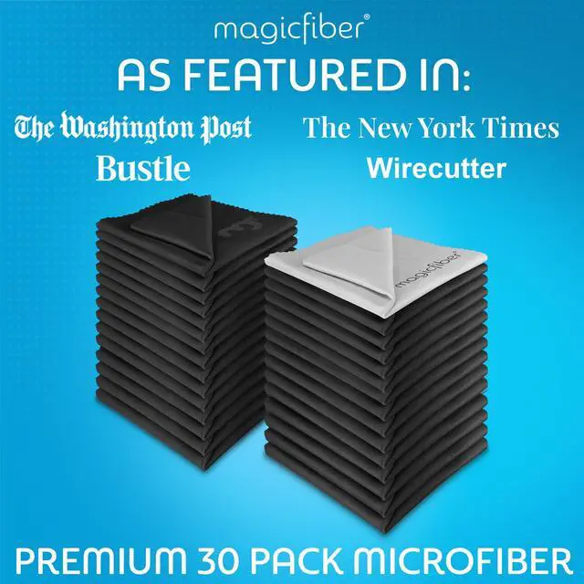 Alt view image 3 of 6 - Cleaning Cloth, 30 Pack - Premium Cloth for Glasses, Lens, Screens & More