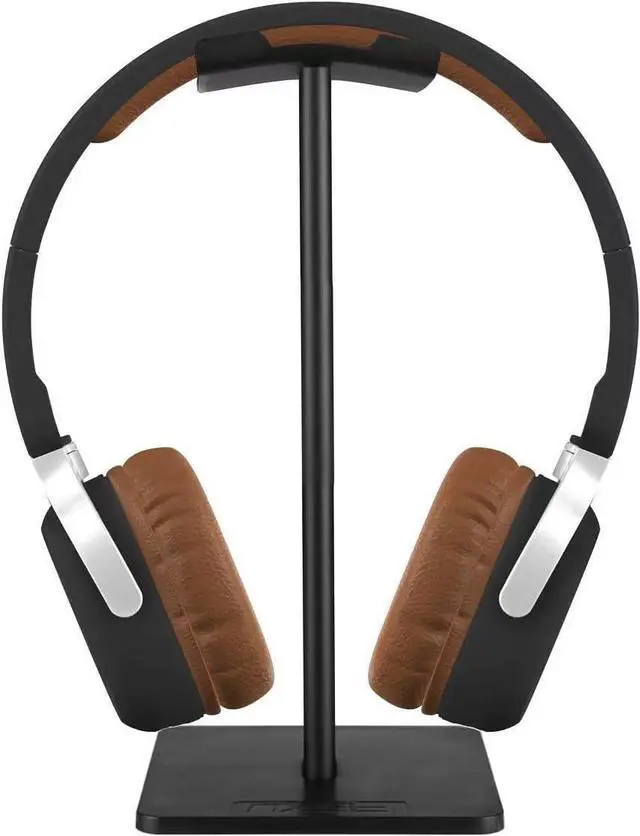 Main image of Headphone Stand, Universal Aluminum Holder Showing Display Hanger for HyperX Cloud II Gaming Headset, Microsoft Xbox One Chat, Turtle Beach Recon, Sony Headset 2.0 and More