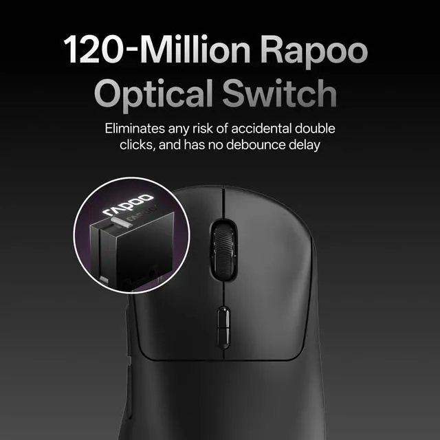 Alt view image 6 of 7 - VT3 MAX Gen-2 Wireless Gaming Mouse, True 8K Wireless Polling Rate, 53g Lightweight, Up to 750 Hr Battery, Nordic nRF54L15 MCU, 120-Million Optical Switch, 10 Programmable Buttons, Macro Enabled