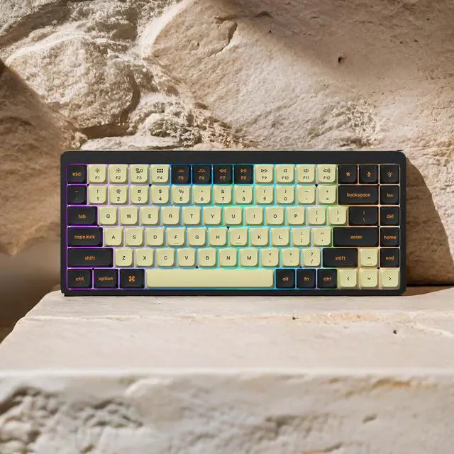 Alt view image 5 of 6 - Low Profile PBT keycaps,Doubleshot keycaps for Mechanical Keyboard,138-keys Black/Beige Keyboard Key caps, for Mechanical Keyboard, Compatible with ANSI/ISO,TKL, Full-Sized Layout