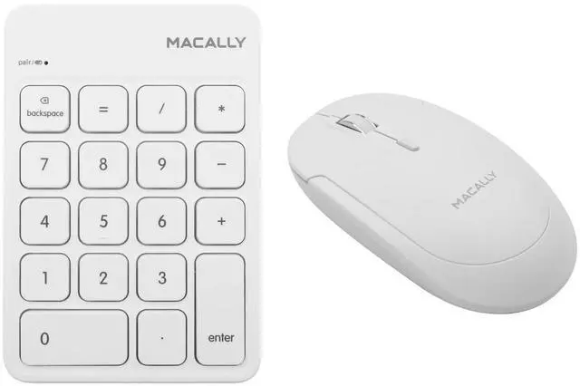 Main image of Wireless Bluetooth Numeric Keypad and Wireless Bluetooth Mouse for Mac and PC, Calculate Efficiently