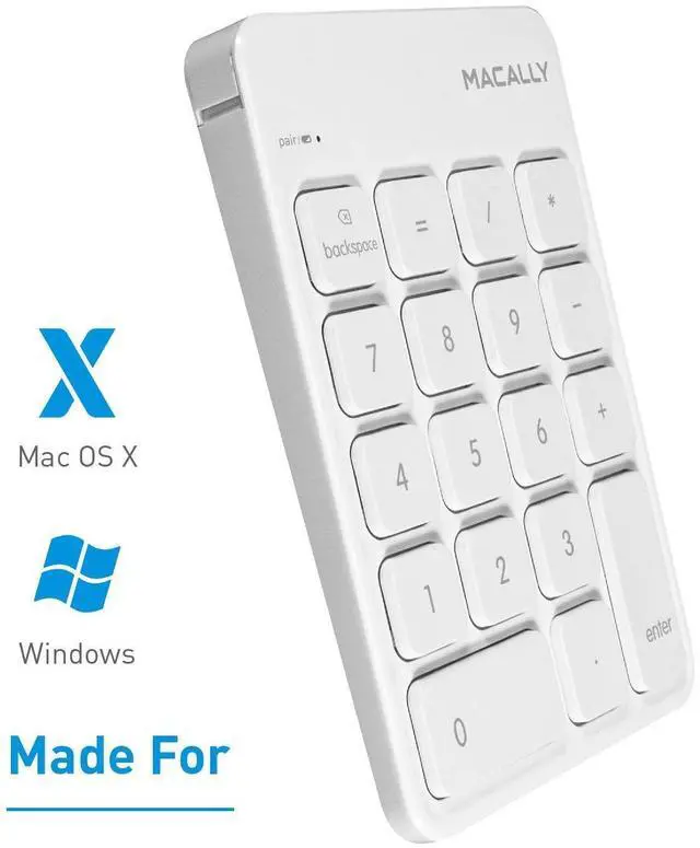 Alt view image 3 of 7 - Wireless Bluetooth Numeric Keypad and Wireless Bluetooth Mouse for Mac and PC, Calculate Efficiently