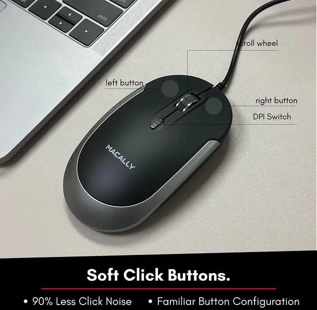 Alt view image 7 of 7 - Backlit Compact Keyboard and a Wired Computer Mouse, Sleek and Clean