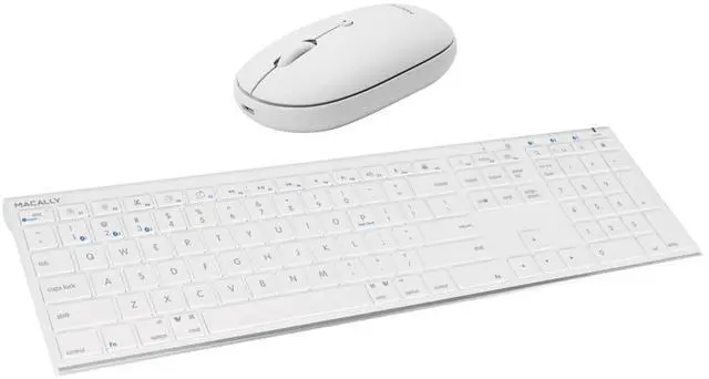 Main image of Wireless Bluetooth Rechargeable Mouse and a Wireless Bluetooth Keyboard for Mac & PC, Classic Apple Essentials