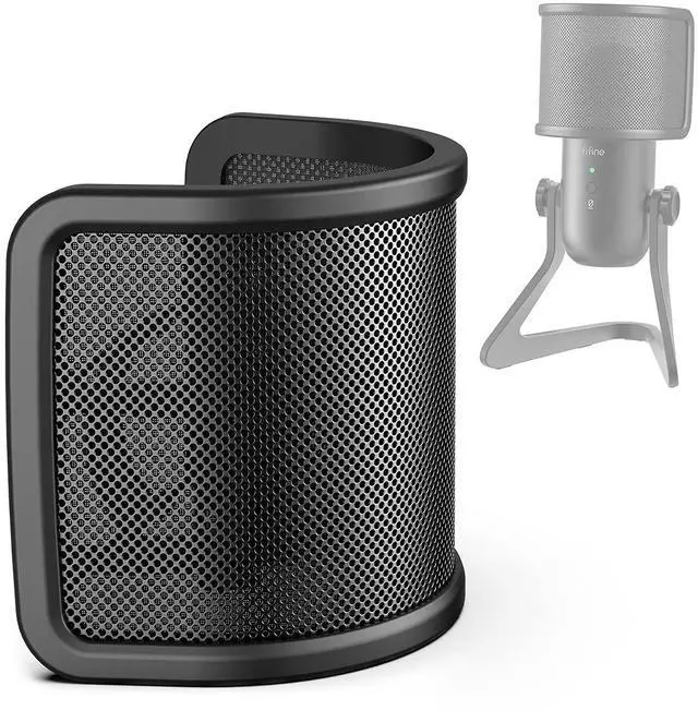 Alt view image 6 of 7 - Streaming Gaming USB Microphone Kit, PC Condenser RGB Mic with Pop Filter Plug and Play for Online Game, Discord, Twitch (A6TW+U1)