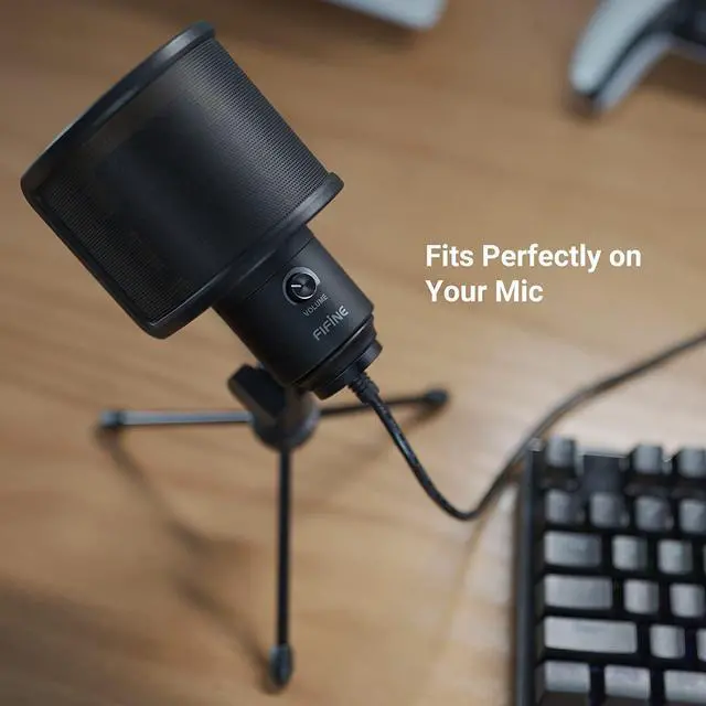 Alt view image 7 of 7 - USB Computer Microphone for Recording YouTube Video Voice Over Vocals for Mac & PC, Condenser Mic with Pop Filter (K669L+U1)