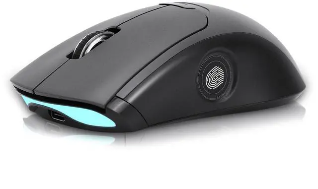Main image of 2-in-1 Fingerprint Sensor & Wireless Mouse, Fingerprint Sensor for Windows 7, 8, 10, 11 Hello Supports up to 20 IDs, 2.4 GHz with USB Unifying Receiver Bluetooth 5.0 Mouse (Gray)