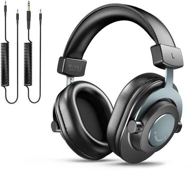 Alt view image 6 of 7 - Streaming Microphone Set and 3.5mm/6.35mm Studio Headphones, Recording Gaming Kit Bundle for Podcasting, Condenser Mic, Monitoring Headphones with Adjustable Headband-Pink (A6TP+H8)