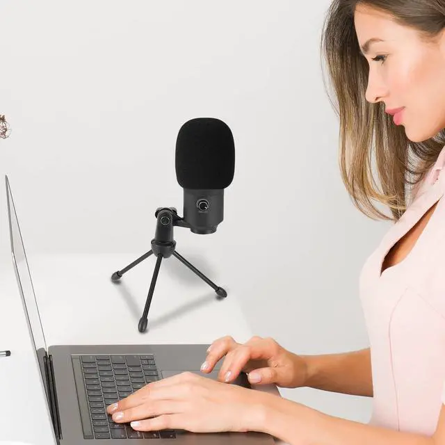 Alt view image 6 of 6 - for Creators Foam Windscreen for 1.6" Diameter Microphones, Antipop Windshield, Mic Wind Cover, Sponge Foam Filter Compatible with Sennheiser Profile, Fifine K669B (Black / 2 Pack)