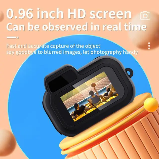 Alt view image 2 of 7 - Mini Keychain Camera, 1080P 2MP Mini Thumb Sized Camera Keychain, Micro Video Camera Camcorder, with 100 Mins Battery Life, for Students, Kids