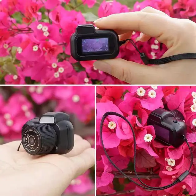 Alt view image 7 of 7 - Mini Keychain Camera, 1080P 2MP Mini Thumb Sized Camera Keychain, Micro Video Camera Camcorder, with 100 Mins Battery Life, for Students, Kids
