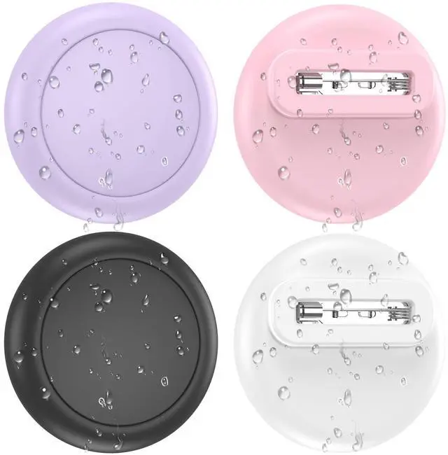 Main image of for AirTag Holder for Kids 4-Pack, Waterproof Air Tagholder Hidden Pin Discreet Toddler Tracker for School Uniforms, Jackets, Backpack & Dog Collar Compatible with Apple AirTag 1st & 2nd Gen