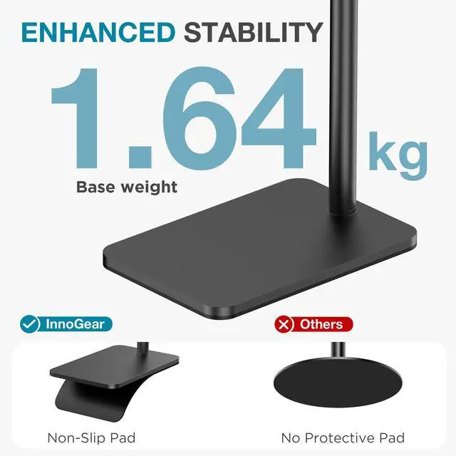 Alt view image 2 of 7 - Overhead Phone Mount Webcam Stand Camera Mount Tripod for Desk