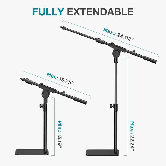 Alt view image 3 of 7 - Overhead Phone Mount Webcam Stand Camera Mount Tripod for Desk