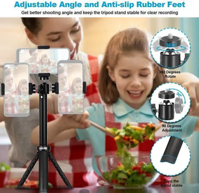 Alt view image 5 of 7 - 1080P AutoFocus Webcam with Mini Tripod, FHD USB Web Camera with Microphone & Privacy Cover, Extendable Tripod Stand, for Zoom/Skype/Teams/Webex, MAC PC