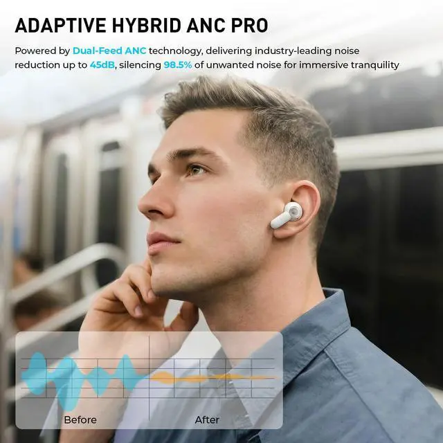 Alt view image 2 of 7 - Wireless Earbuds + Foldable 3-in-1 Charger Bundle, Travel Essentials Kit for iPhone, Magnetic Charging Station for Apple Watch & AirPods