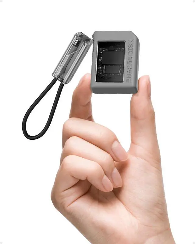 Main image of Disk M.2 NVMe SSD Enclosure with Active Cooling System, 10Gbps USB C 3.2 Gen2, Enclosure NVMe Reader Supports M Keys and Size 2230 SSDs, Gray