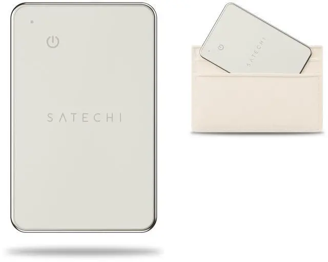 Main image of FindAll Wallet Card with Find My, Wallet Tracker Card with Left Behind Notification, Sound Alert and Wireless Charging, Works with iPhone, iPad, Mac Sand