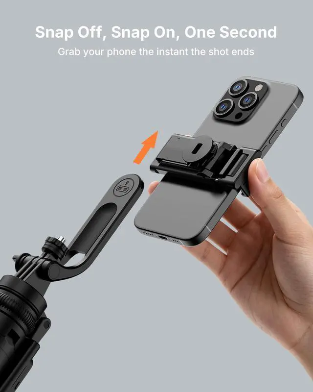 Alt view image 3 of 7 - 4-Leg Phone Tripod, 71-inch Selfie Stick for iPhone & Android