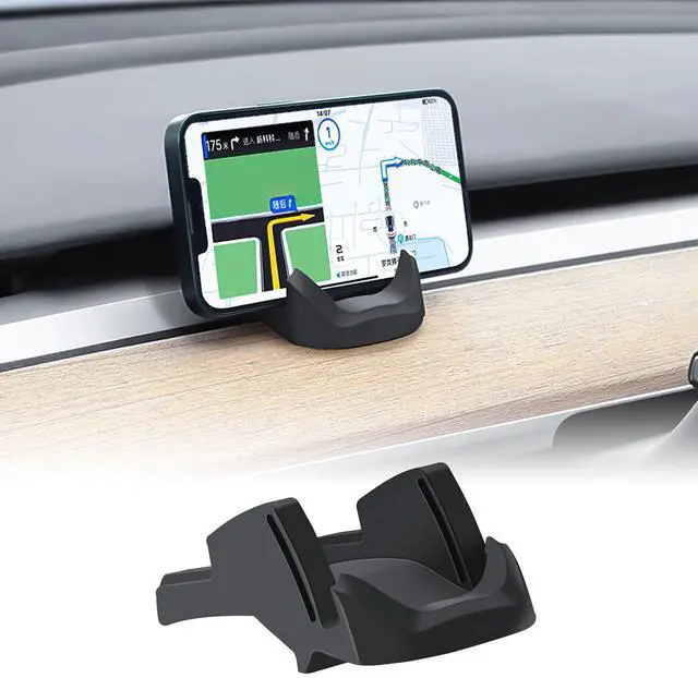 Main image of Dashboard Phone Mount for Tesla Model 3 Y Car Cell Phone Holder Silicone Non-Slip Phone Stand Compatible with All Smartphones (2021-2023 Model 3 & 2021-2024 Model Y)