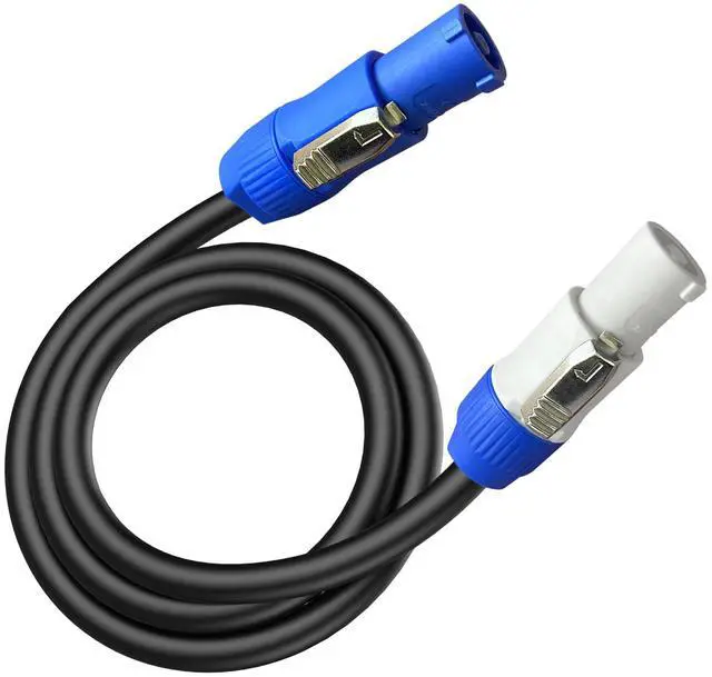 Main image of PowerCon Power Cable AC PowerCon Input to Output 12AWG 3 Pin Power Extension Cable for LED Screen Beam Moving Head Light, Stage Light Power,Audio Video Equipment and More-3FT