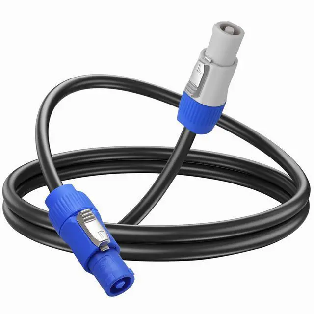Main image of 16AWG PowerCon Power Cable AC PowerCon Input to PowerCon Output 15A 3 Pin Power Extension Cable for LED Screen, Beam Moving Head Light, Stage Light Power, Audio Video Equipment (1M/3.2FT)