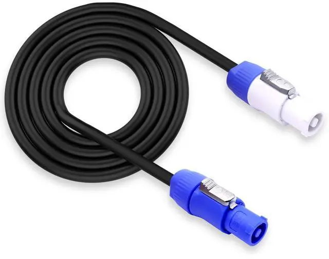 Main image of PowerCon Power Cable AC PowerCon Input to PowerCon Output 20A 3-Pin Power Extension Cable 12AWG for LED Screen Stage Light Audio Video Equipment and More (2Meters)