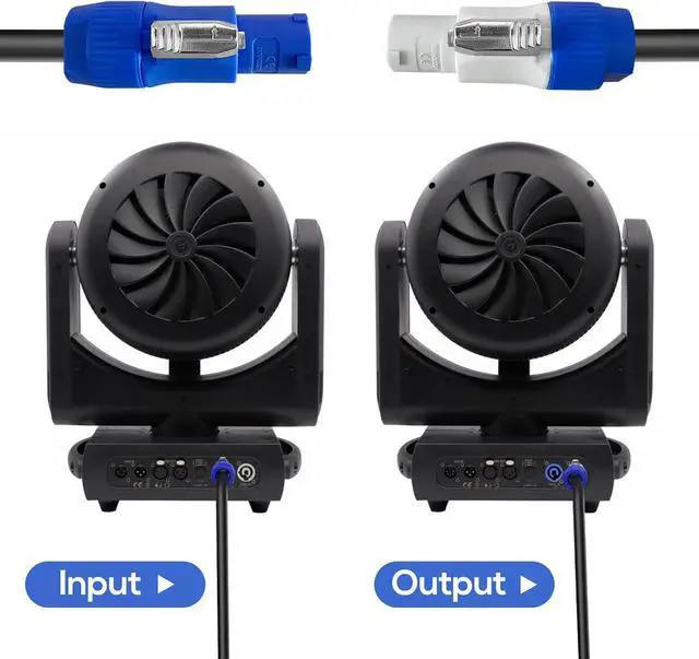 Alt view image 2 of 4 - PowerCon Power Cable AC Powercon Input to Output 14AWG 3 Pin Power Extension Cable for LED Screen Beam Moving Head Light, Stage Light Power,Audio Video Equipment and More-3FT