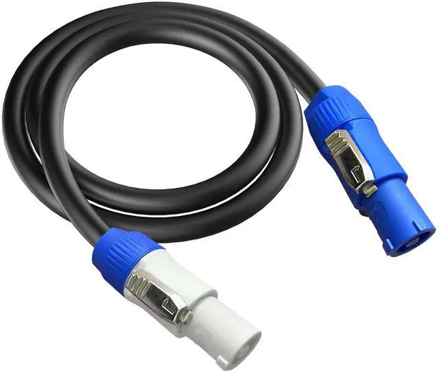Main image of PowerCon Power Cable AC PowerCon Input to PowerCon Output 12AWG 3 Pin Power Extension Cable for LED Screen Beam Moving Head Light, Stage Light Power,Audio Video Equipment and More-3FT