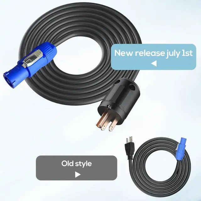 Alt view image 7 of 7 - 11AWG PowerCON Cable,NEMA 5-15p to PowerCON Connector,PowerCON Power Cable 20A 3 Pin PowerCon Input Male Connector Extension Power Wire for Outdoor Stage Light LED Screen-15FT