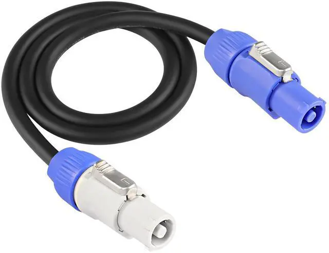 Main image of PowerCon Power Cable - 12AWG 3 Pin Power Extension Cable for LED Screen, Beam Moving Head Light, Stage Light, Audio, Video and More - 1M/3FT