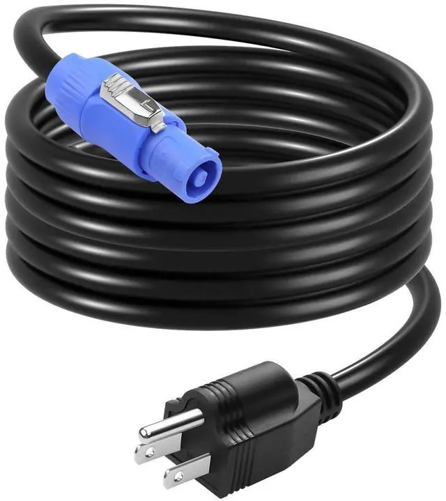 Main image of 3-Prong NEMA 5-15P to PowerCON AC Power Cable 20A 16AWG NEMA 5-15P Male to 3 Pin PowerCon Male Connector for Outdoor Stage Light Series LED Screen - 2M / 6.6FT (2M / 6.6FT)
