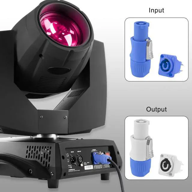 Alt view image 3 of 7 - for Powercon Connector 3 Pin Male Panel Mount Female for Neutrik Power Cable, AC 250V 20A Plug Jack Adapter for Stage Light LED Screen Audio Equipment, 8 Pcs