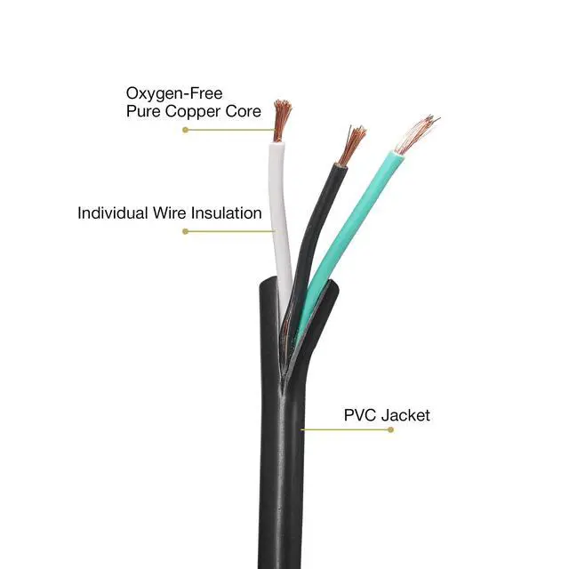 Alt view image 3 of 3 - 2 Pack 4FT 14AWG AC PowerCon Cable with Twist Lock, PowerCon Input to PowerCon Output 3 Pin Cable for Powered Speaker, Stage Light, LED Screen, Audio Video Equipment and More (STC-PP4-2PK)