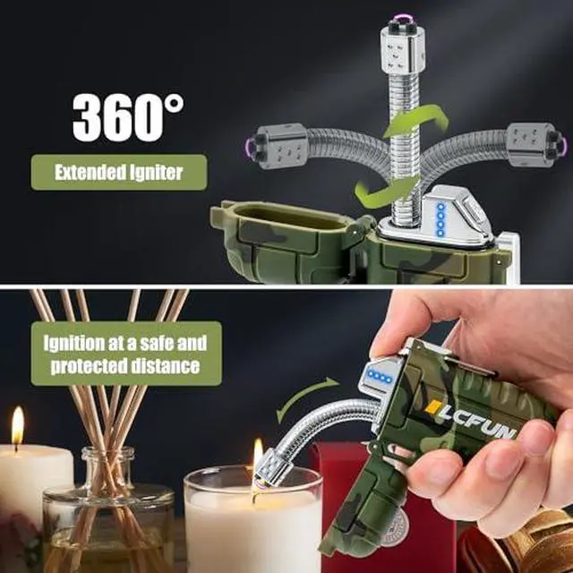 Alt view image 4 of 7 - Waterproof Lighter 2 Pack, Upgrade Camo Lighter
