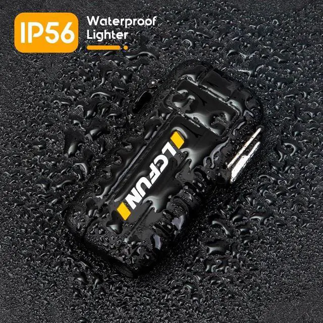 Alt view image 4 of 7 - 2 Pack Waterproof and Windproof Lighter for Camping, Hiking, Fishing
