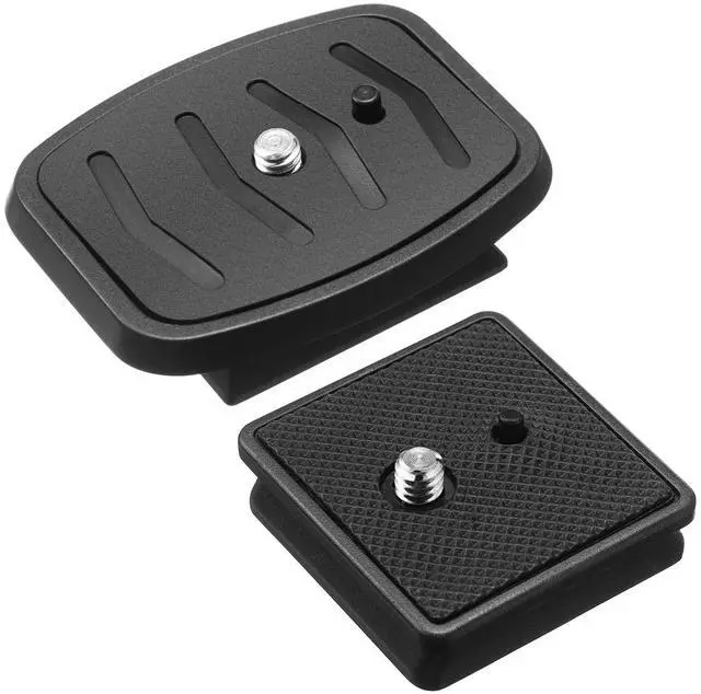Main image of 2 Pack 41mm and 43mm Tripod Quick Release Plate Camera Mounting Adapter, 2 Sizes QR Release Camera Tripod Ball Head Parts Replacement Compatible with Ambico V0552 V0554, Sunpak,Kalimar