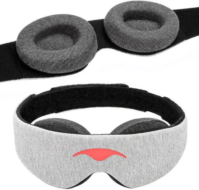 Main image of Manta Original Sleep Mask - Maximum Blackout Sleep Mask for Deep Sleep, Adjustable with Detachable Eye Cups, Zero Eye Pressure for Back & Belly Sleepers, Ideal for Travel, Shift Work & Daytime Sleep