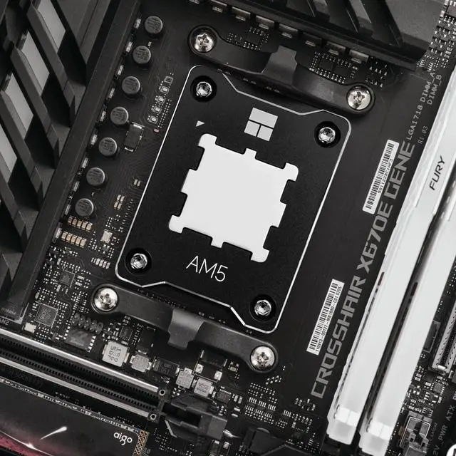 Alt view image 6 of 7 - AM5 Secure Frame Black, Anti-Bending CPU Contact Frame for AMD Socket