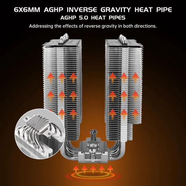 Alt view image 5 of 7 - Peerless Assassin 120 SE V2 CPU Cooler, Dual Tower, 1850RPM