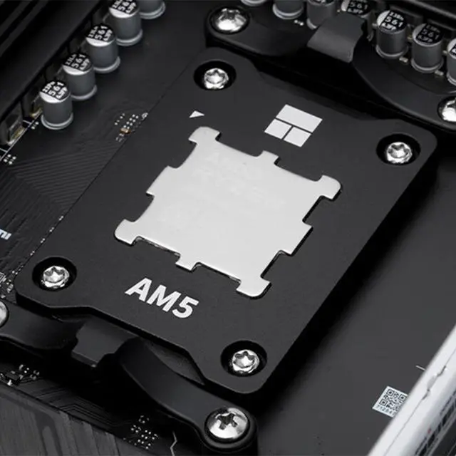Alt view image 2 of 7 - AM5 CPU Contact Frame V2, Anti-Bending Secure Frame, All-Aluminum CNC, Even Pressure, for AMD AM5 Socket, Includes L-Shaped Screwdriver