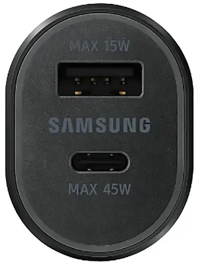 Alt view image 3 of 5 - Super Fast Dual Car Charger (45W+15W) Dual Ports USB-C & USB-A - Black - EP-L5300XBEGWW