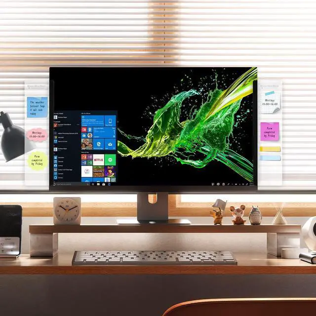Alt view image 6 of 7 - Office Desk Accessories 2pcs Multifunction Computer Monitor Memo Board - Transparent Computer Side Panel Memo Creative Monitor Side Panel Suitable for Office Home Desktop
