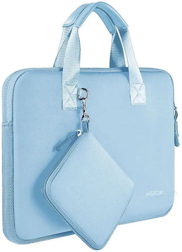 Main image of Laptop Sleeve 14 inch Case with Small Case, Compatible with MacBook Neo 14, MacBook Pro 14 M5/M4/M3/M2/M1, XPS 14 and Most 14 inch Notebooks, Neoprene Computer Handbag,SK01BL01