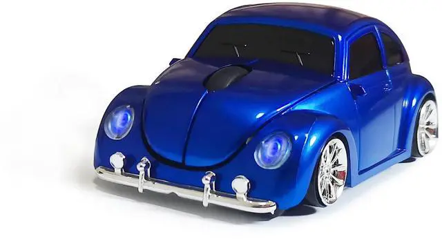 Main image of Car Mouse for Computer, Cool and Cute Car-Shaped Mouse, Wireless 2.4Ghz Optical Mice for Laptop PC Mac (Blue)