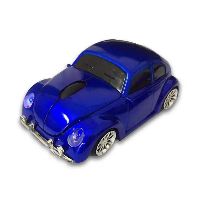 Alt view image 2 of 7 - Car Mouse for Computer, Cool and Cute Car-Shaped Mouse, Wireless 2.4Ghz Optical Mice for Laptop PC Mac (Blue)