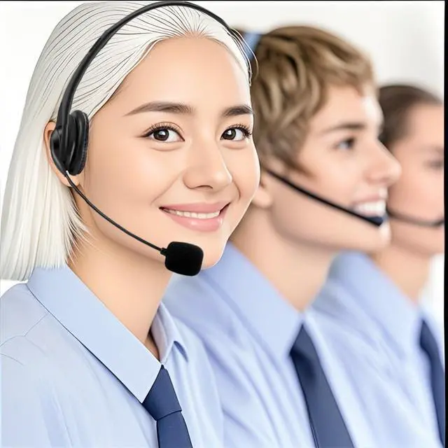 Alt view image 6 of 6 - Computer USB Headset with Mic, Wired Headphones with Microphone for PC, Laptop (Black Slender)