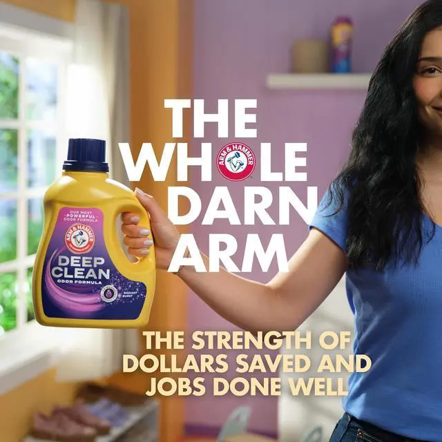 Alt view image 10 of 10 - ARM & HAMMER Plus OxiClean Max Force Liquid Laundry Detergent, Deep Clean Stain Formula, Sparkling Fresh Scent, 75 fl oz