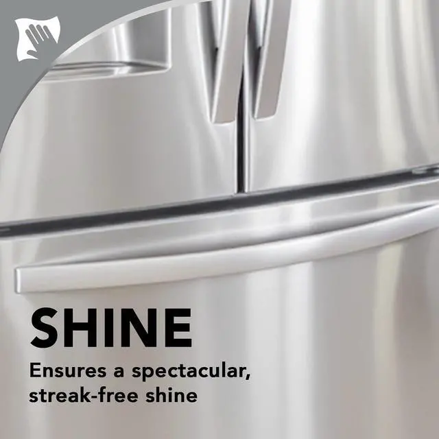 Alt view image 7 of 10 - Weiman Stainless Steel Cleaner & Polisher Wipes, 30Count, StreakFree Shine for Kitchen Appliances & Outdoor Grills